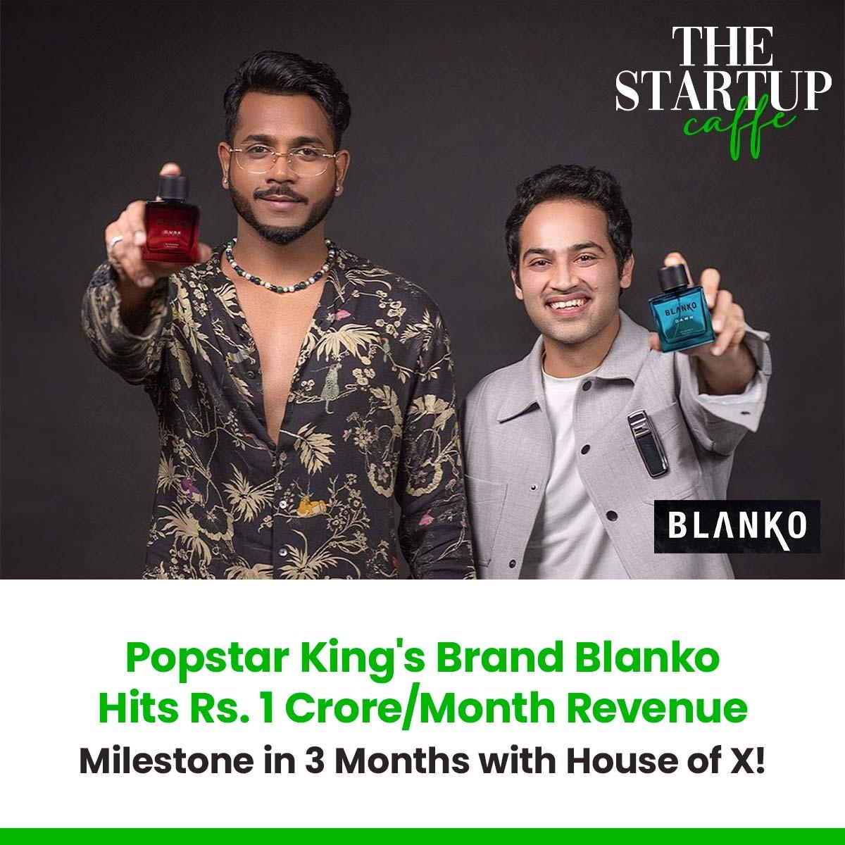 Popstar King's Brand Blanko Surpasses Rs1 Crore per Month Revenue Milestone in Just Three Months with House of X