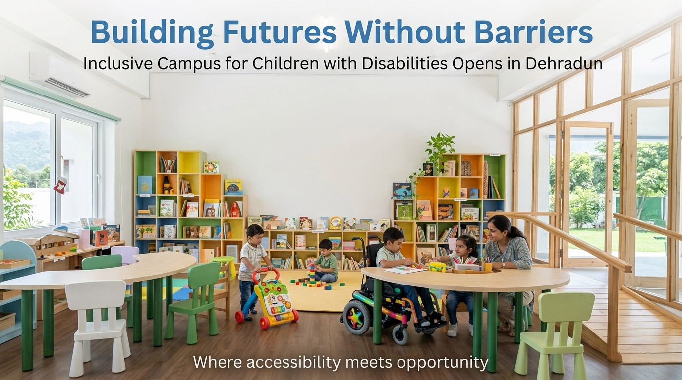 Building Futures Without Barriers: Dehradun Welcomes an Inclusive Campus for Children with Disabilities