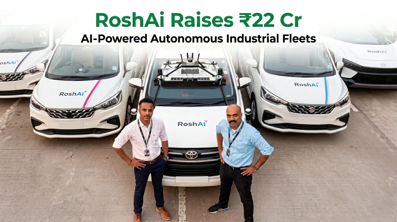Driving the Future: RoshAi Raises ₹22 Crore to Enable Autonomous Industrial Fleets